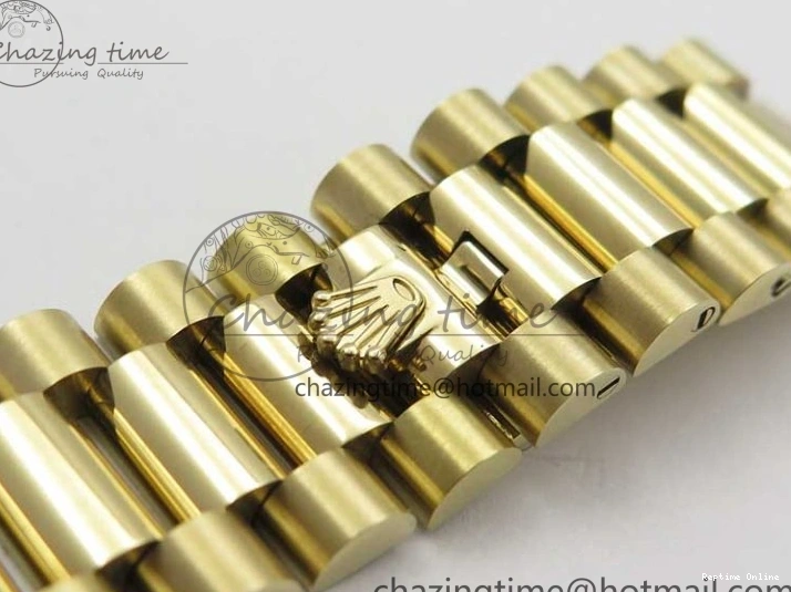 0116 Day-Date 40mm 228239 BP New Dial Version 904 YG Silver Roman Markers Dial on SS President Bracelet A Popular 2806